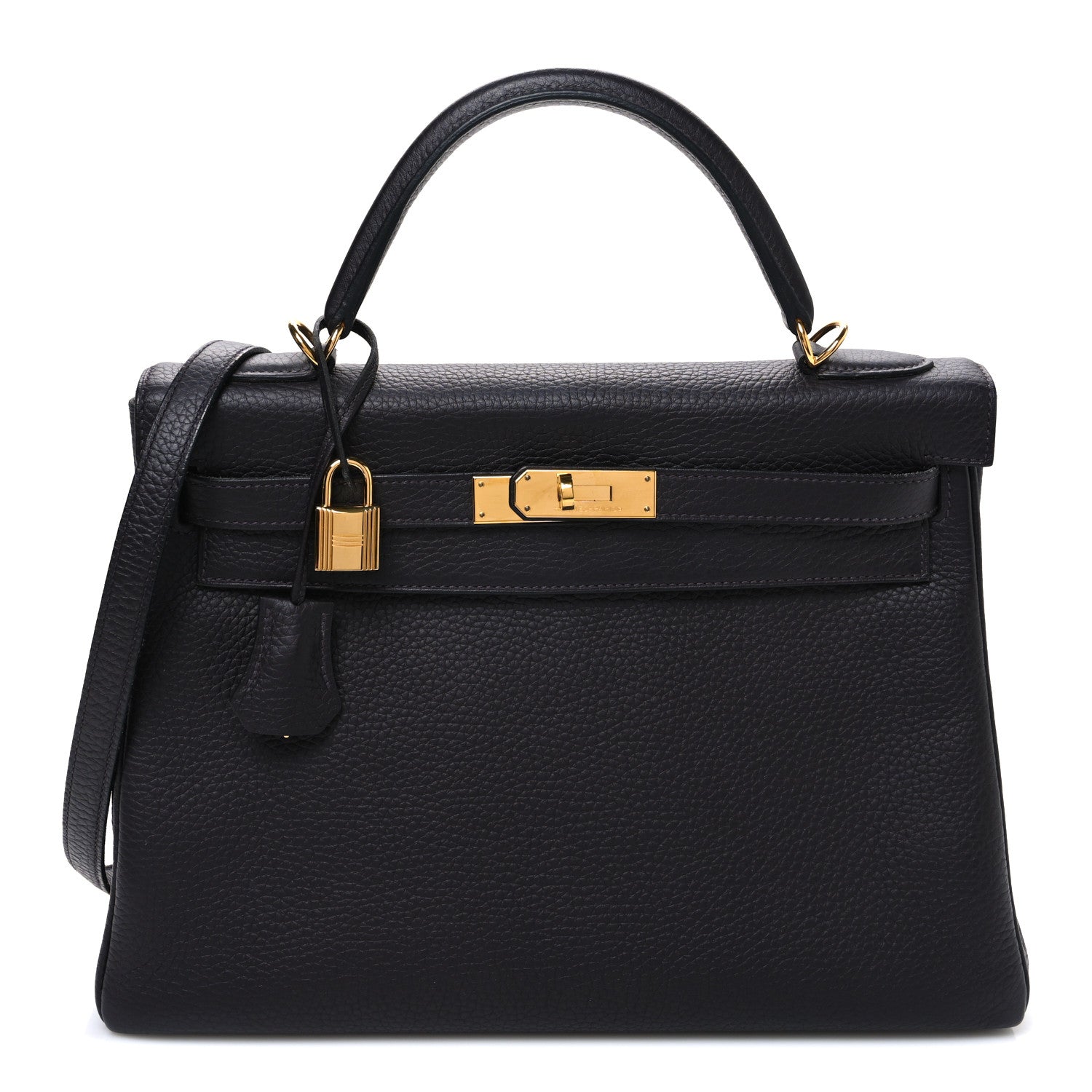 Hermes Togo Kelly Retourne 32 Raisin Prunoir 1 of 9
