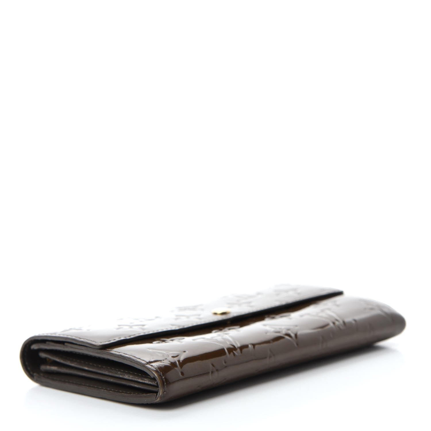 Louis Vuitton Vernis Sarah Wallet Vert Bronze 4 of 7