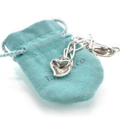 Tiffany Sterling Silver Elsa Peretti Full Heart Bracelet 3 of 4