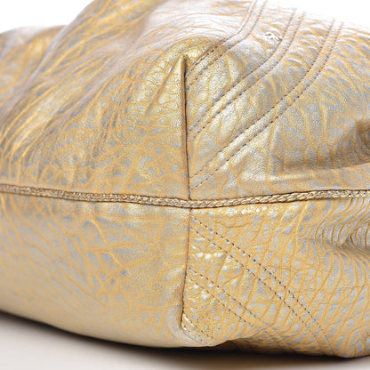 Fendi Nappa Nuvolata Bimetal Spy Oro Argento 10 of 11