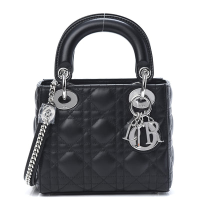 Christian Dior Lambskin Cannage Mini Lady Dior Black 1 of 11