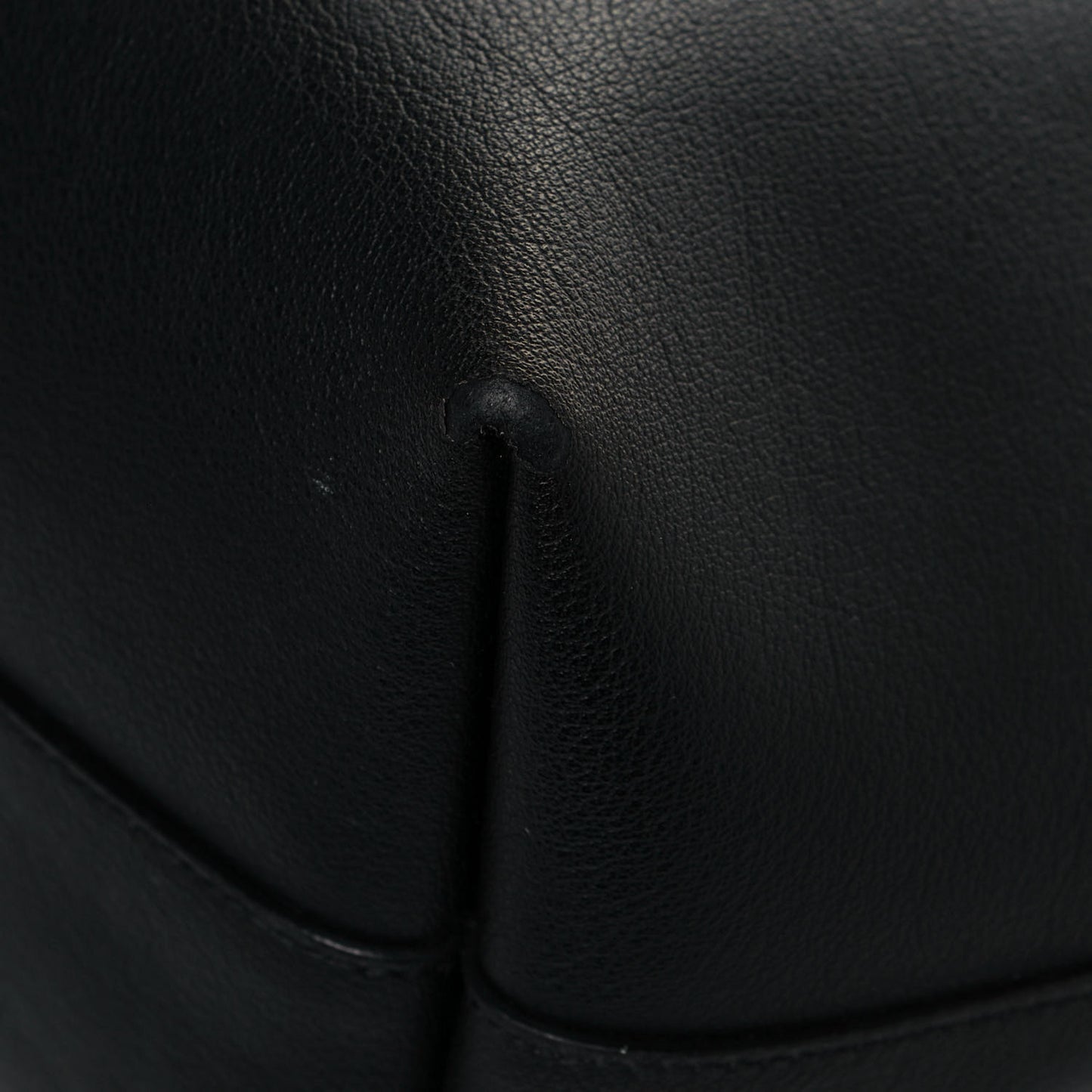 Calfskin Large Shopping Tote Black