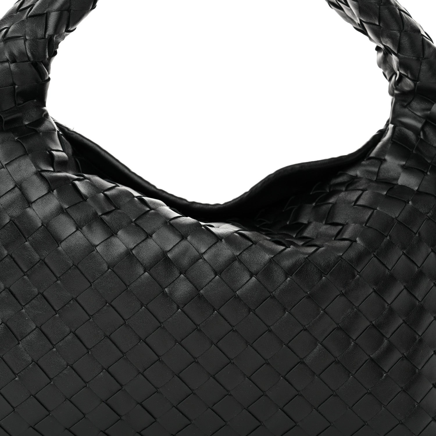 Bottega Veneta Calfskin Intrecciato Small Hop Black 8 of 11