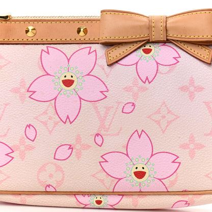 Louis Vuitton Monogram Cherry Blossom Pochette Accessories Pink 7 of 9