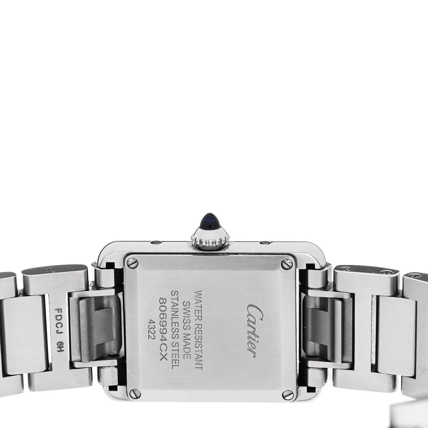 Cartier Stainless Steel 22mm Tank Must Quartz Watch 4 of 5