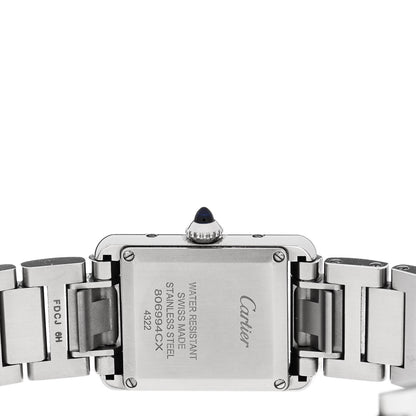 Cartier Stainless Steel 22mm Tank Must Quartz Watch 4 of 5