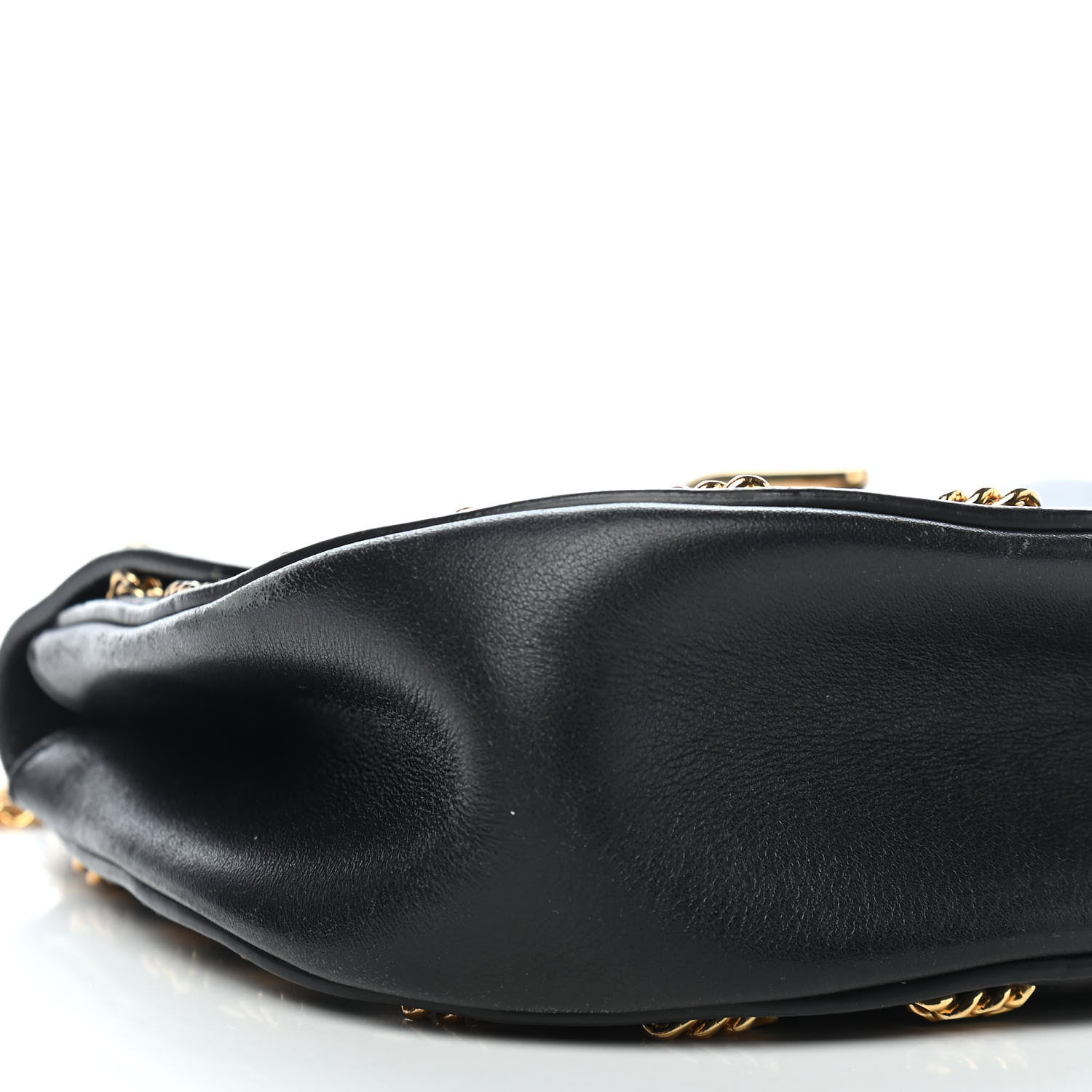 Chloe Calfskin Mini Drew Chain Shoulder Bag Black 8 of 9