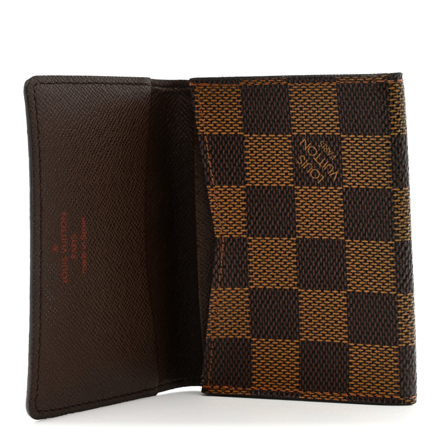 Damier Ebene Business Card Holder