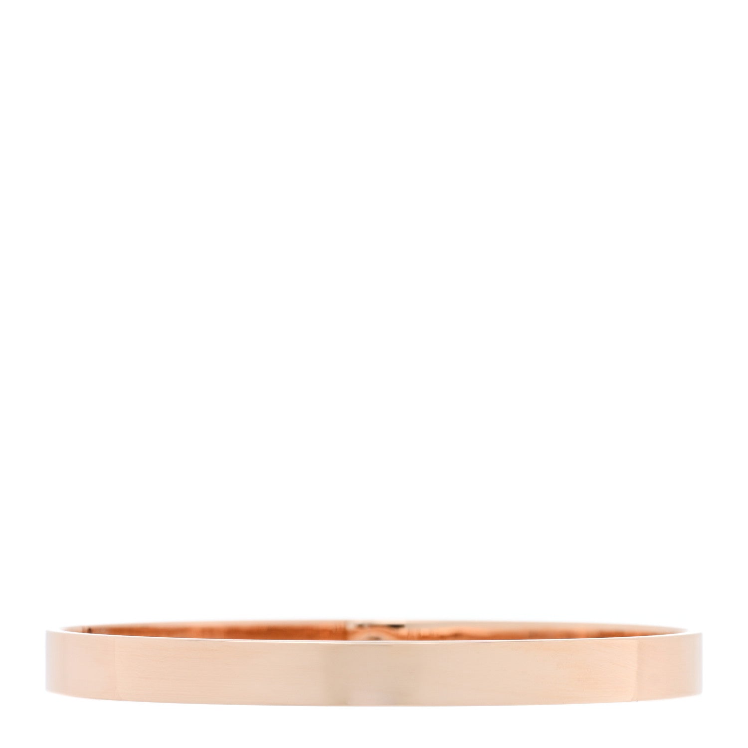 Hermes 18K Rose Gold Diamond PM Kelly Pave Bracelet SH 2 of 4