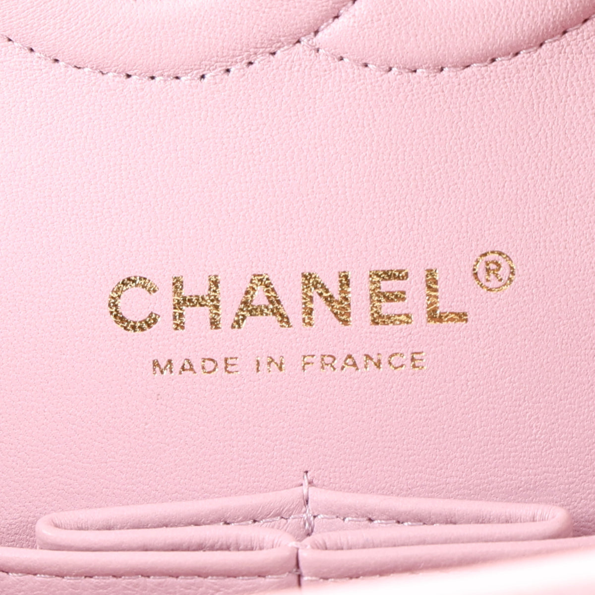 Caviar Quilted Medium Double Flap Light Pink