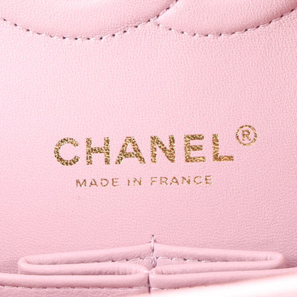 Chanel Caviar Quilted Medium Double Flap Light Pink 6 of 10