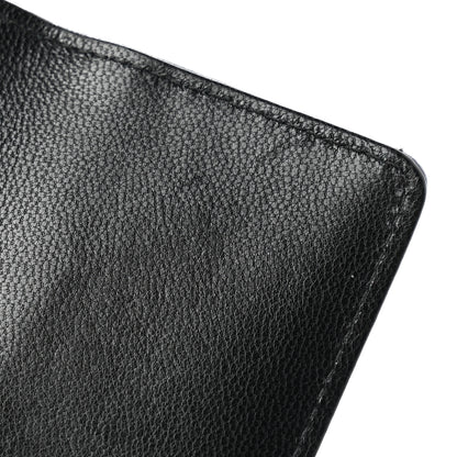 Chanel Shiny Goatskin Quilted Chanel 19 Flap Wallet Black 9 of 9
