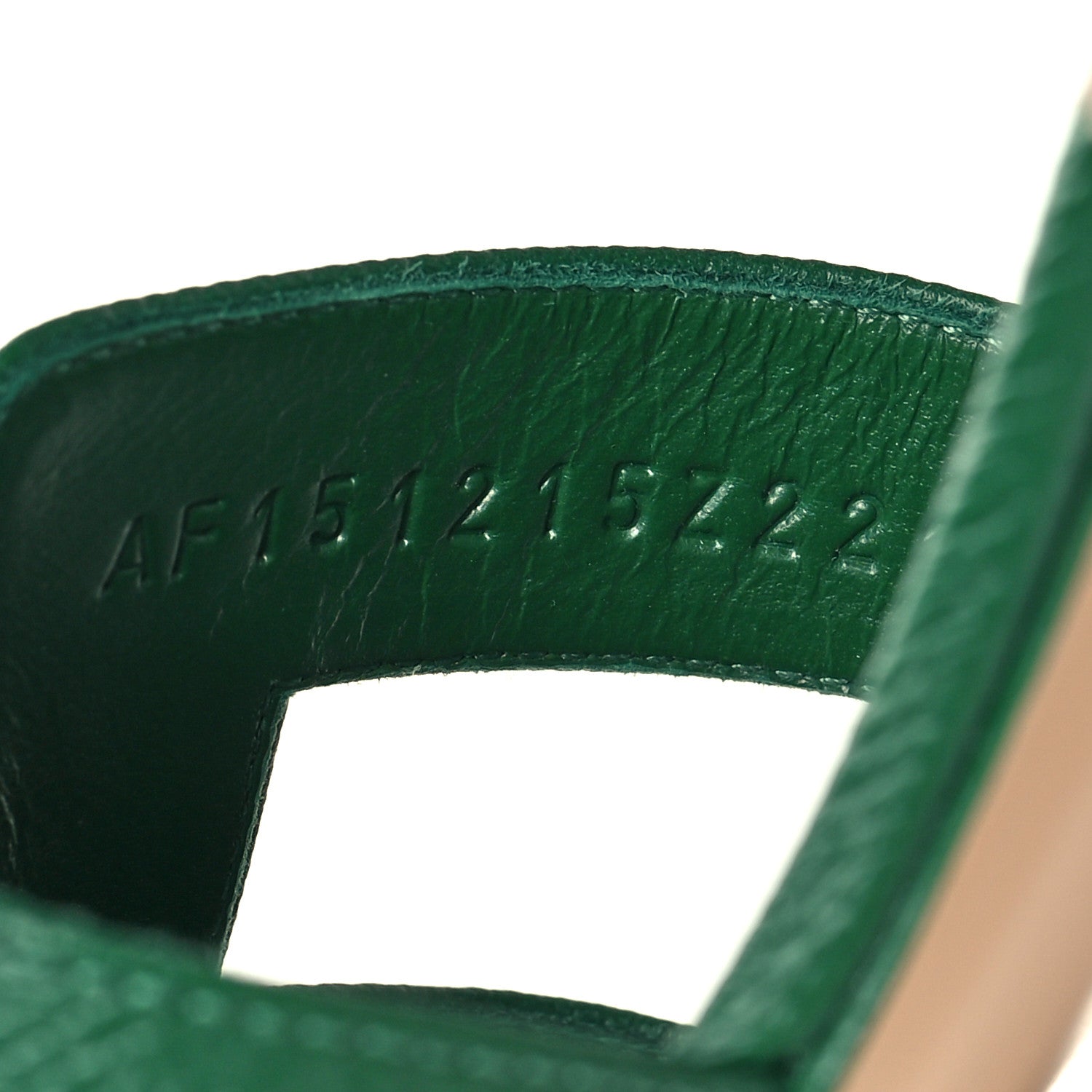 Hermes Epsom Oasis Sandals 38 Vert Cactus 6 of 8