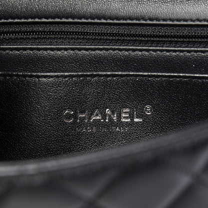Chanel Lambskin Quilted Mini Rectangular Flap Black 7 of 9