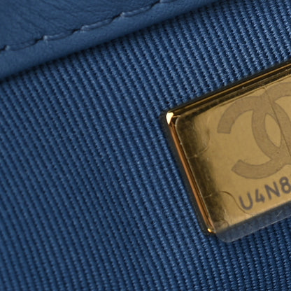 Chanel Denim Quilted Medium Chanel 19 Flap Blue 7 of 11