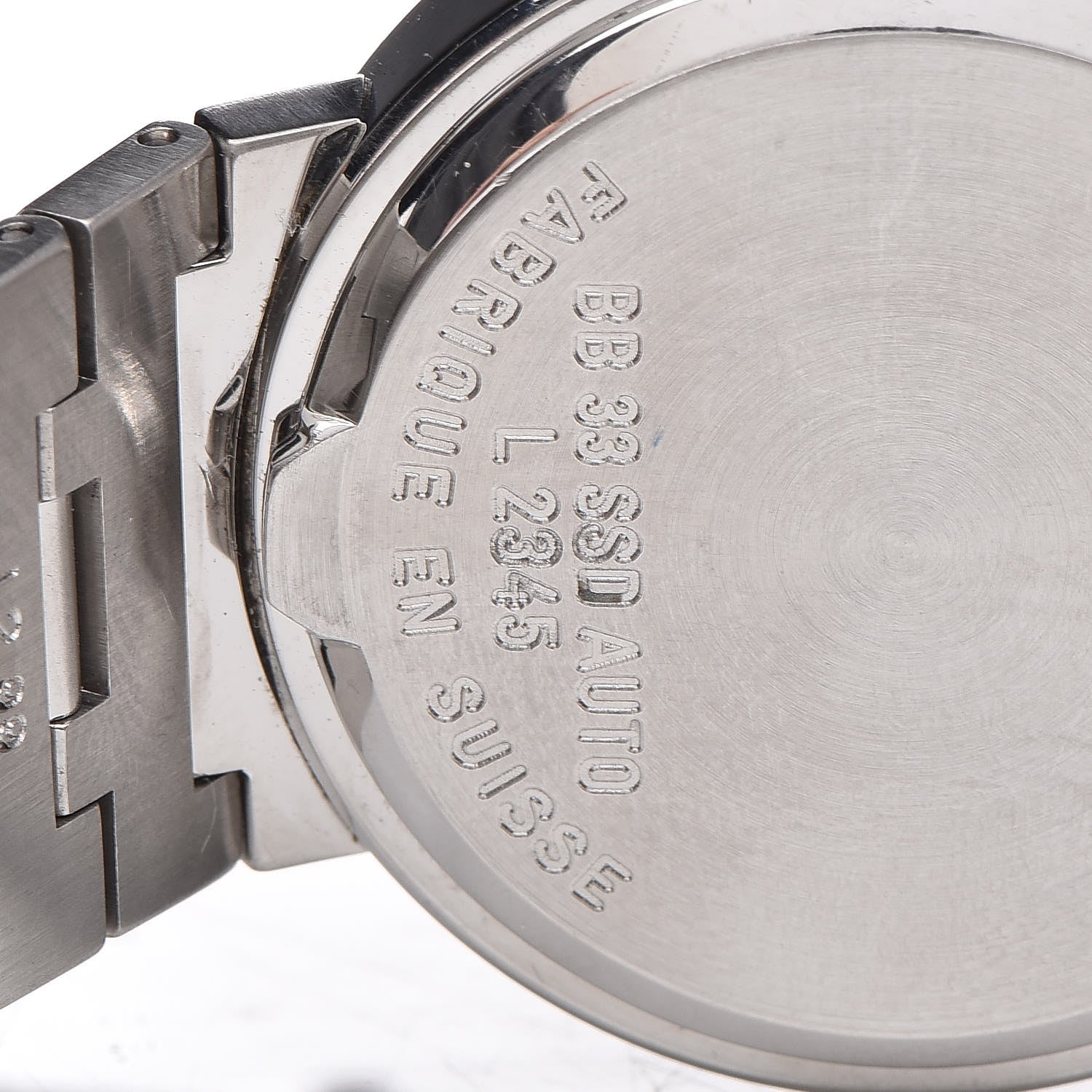 Bulgari Stainless Steel 33mm Automatic Watch Black 8 of 9