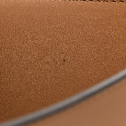 Celine Shiny Smooth Calfskin Medium Frame Shoulder Bag Tan Optic White 12 of 13