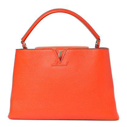 Louis Vuitton Taurillon Capucines GM Red 1 of 9