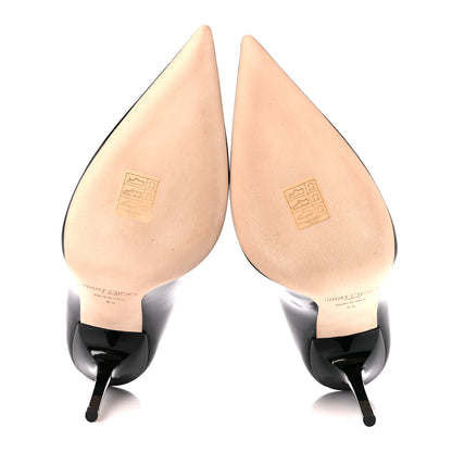 Jimmy Choo Patent Pointy Toe Abel Pumps 39 Black 5 of 8