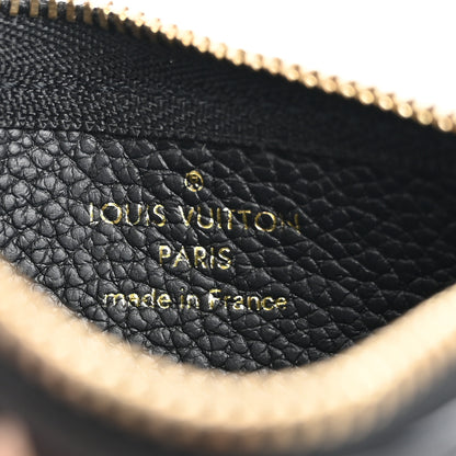 Louis Vuitton Empreinte Monogram Giant Key Pouch Black Beige 5 of 9