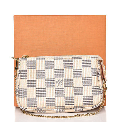 Louis Vuitton Damier Azur Mini Pochette Accessories 9 of 9