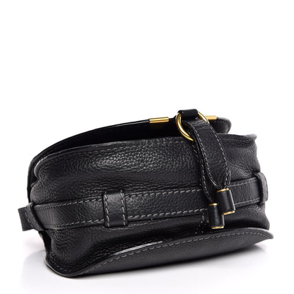 Chloe Calfskin Mini Marcie Round Crossbody Bag Black 4 of 7