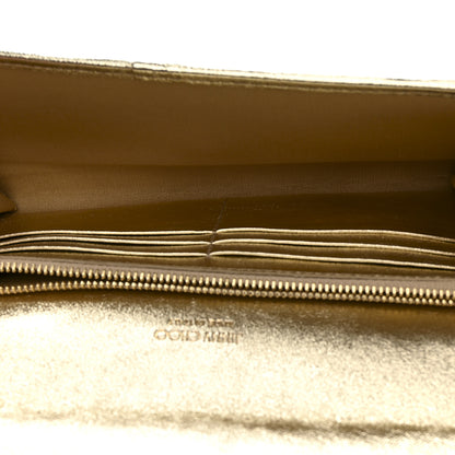 Jimmy Choo Glitter Milla Wallet on Chain Gold 5 of 11