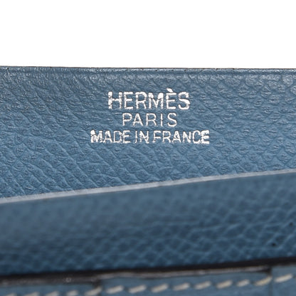 Hermes Epsom Bearn Wallet Blue Jean 6 of 13