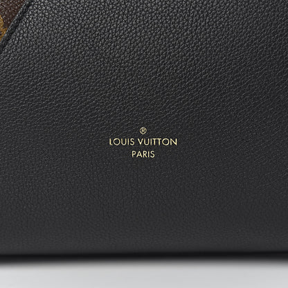 Louis Vuitton Calfskin Monogram Kimono Tote Black 7 of 10