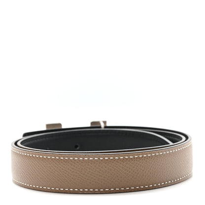 Hermes Swift Epsom 24mm Mini Martelee Constance Belt 70 28 Etoupe Black 2 of 5