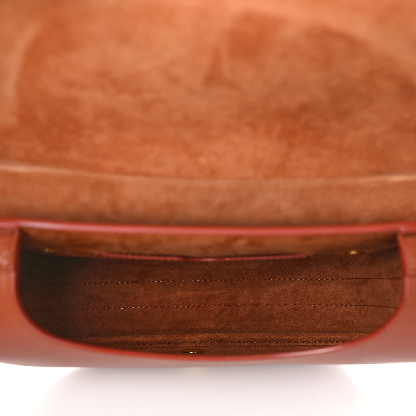 Box Calfskin Medium Bobby Flap Dark Tan