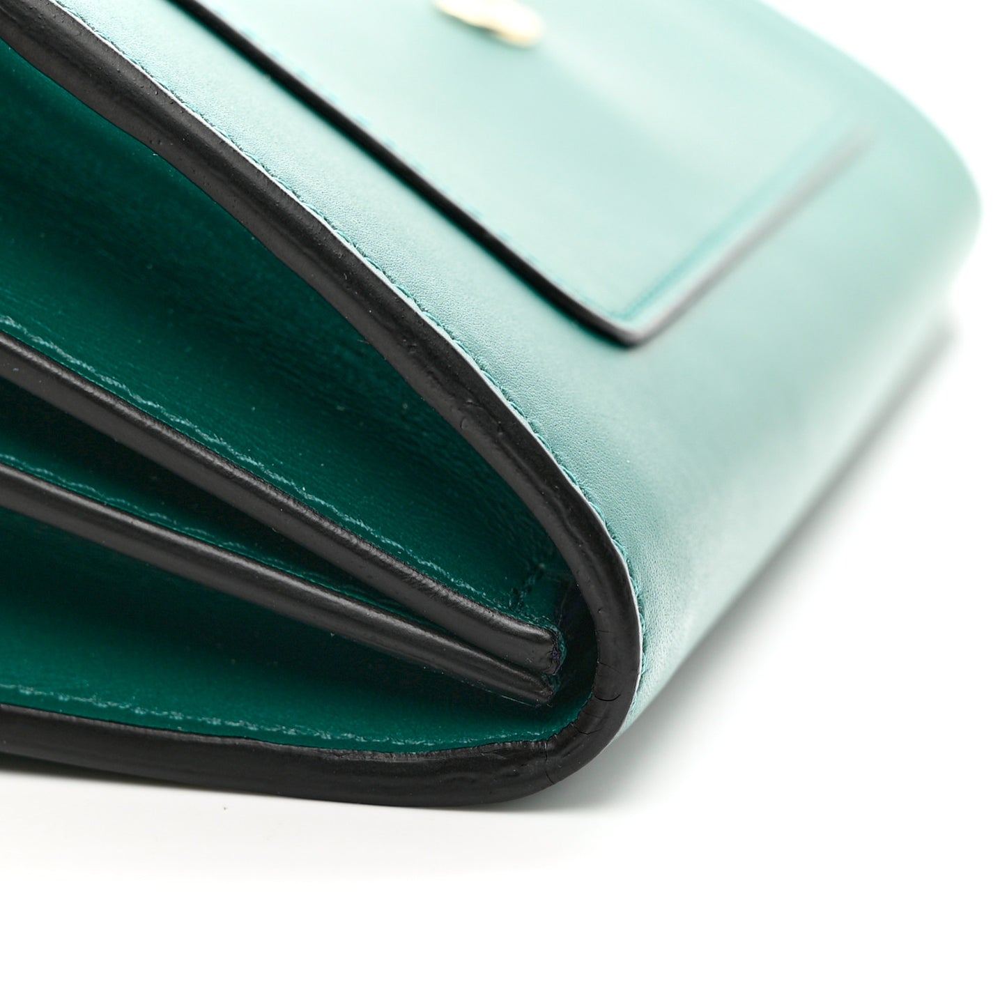 Calfskin Serpenti Forever Wallet Emerald Violet Amethyst