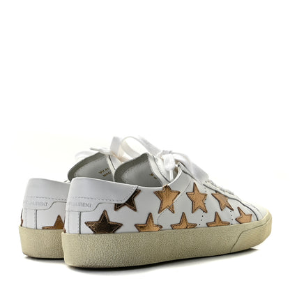 Saint Laurent Nappa Star Court Sneakers 36.5 Off White 4 of 11