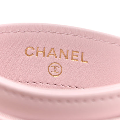 Chanel Lambskin Quilted Chanel 19 Card Holder Light Pink 6 of 8