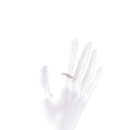 Tiffany Platinum Diamond .85ctw 3.5mm Embrace Half Circle Band Ring 50 5.5 2 of 5