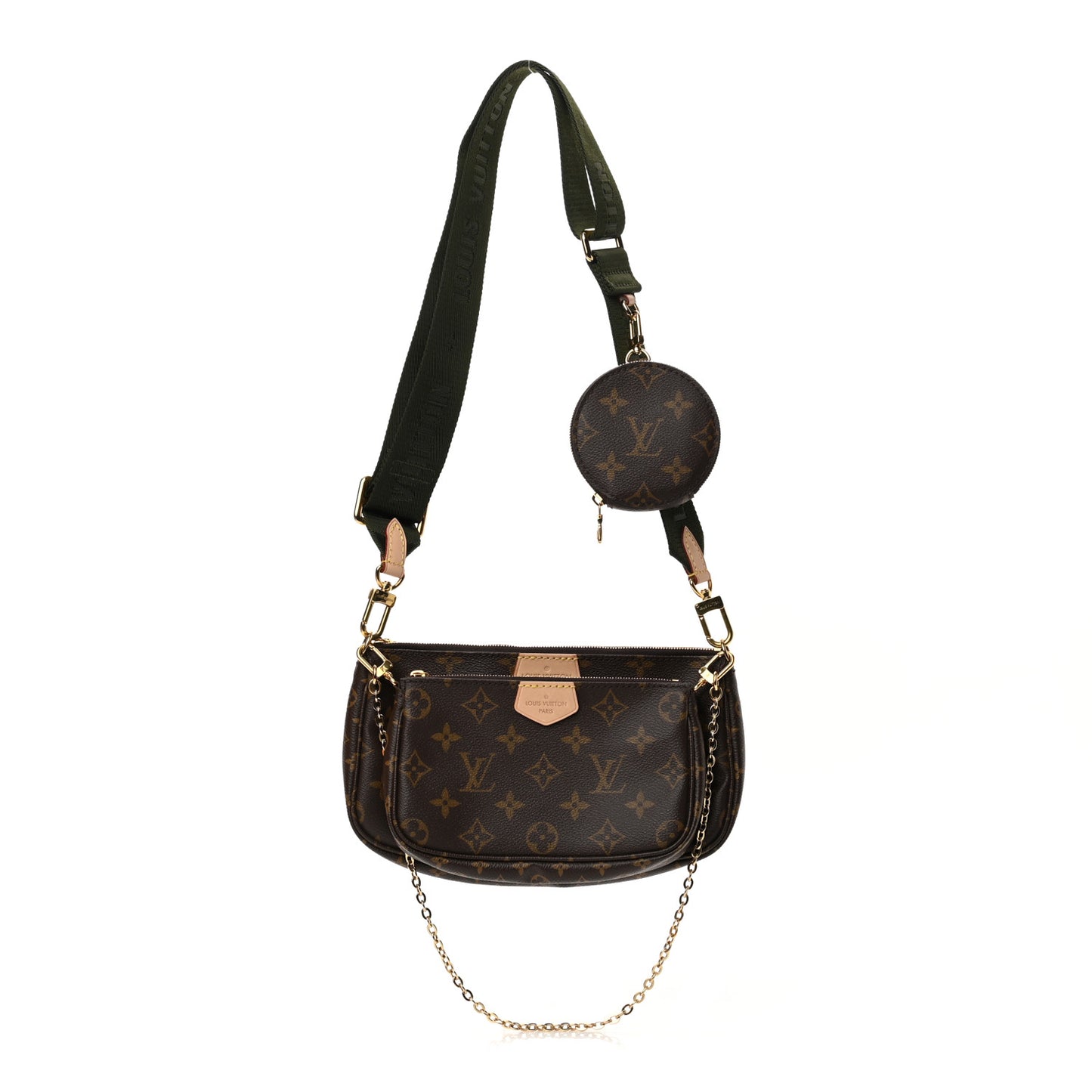 Monogram Multi Pochette Accessories Kaki