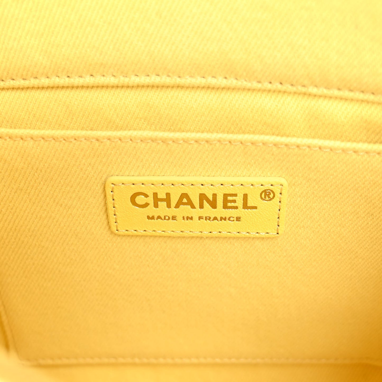 Denim Coco Flap Yellow