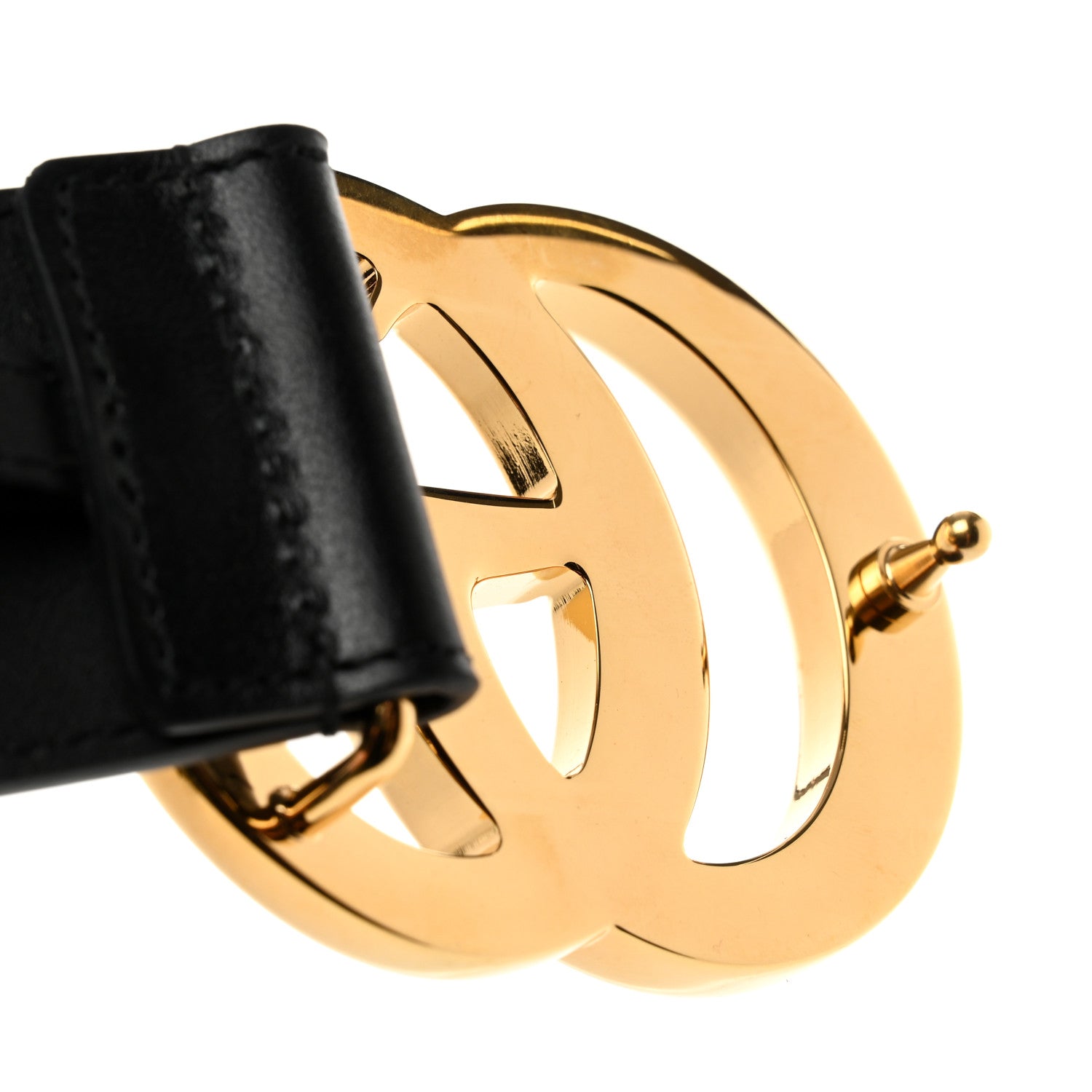 Gucci Plutone Calfskin Double G 40mm Belt 100 40 Black 5 of 7