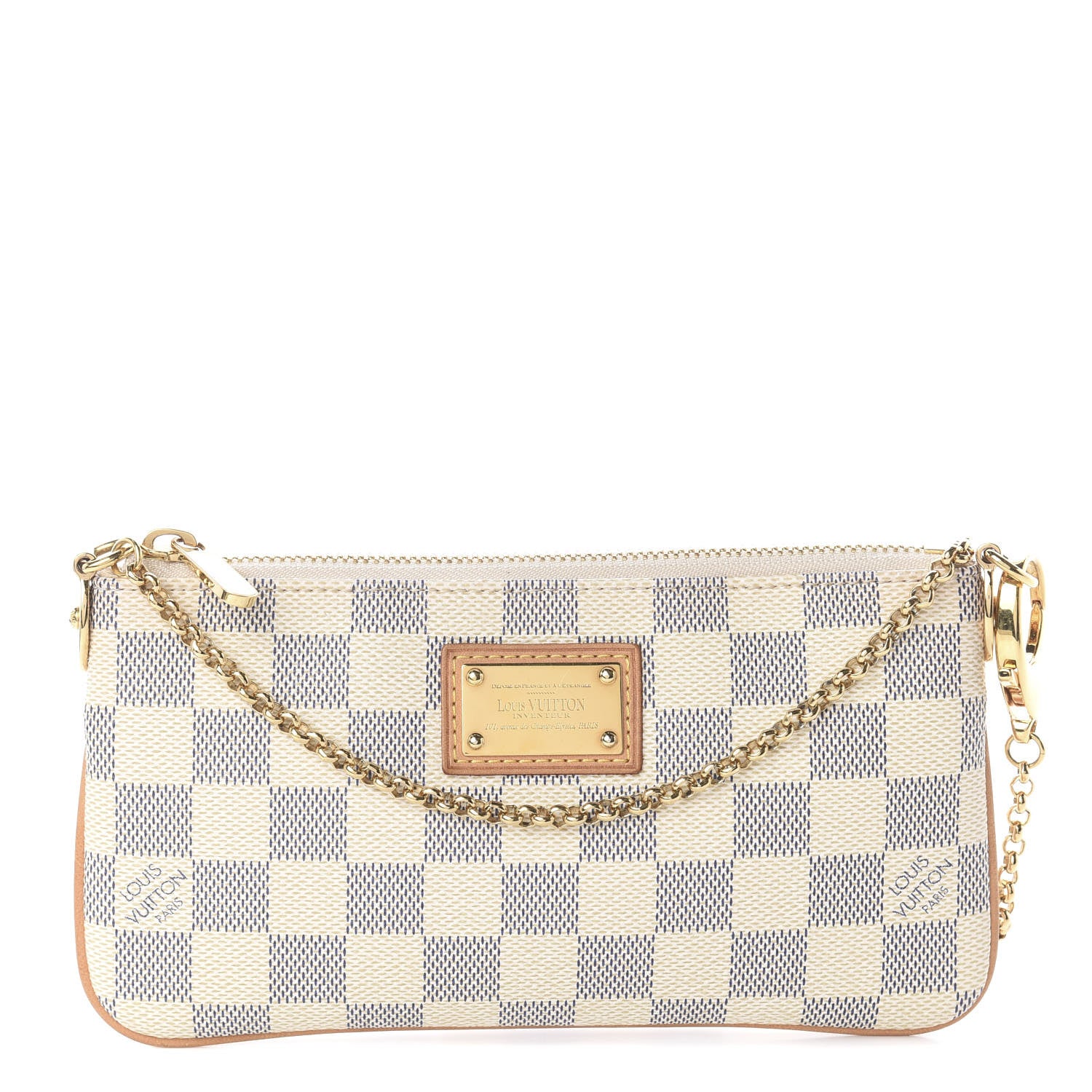 Louis Vuitton Damier Azur Pochette Milla MM 1 of 5
