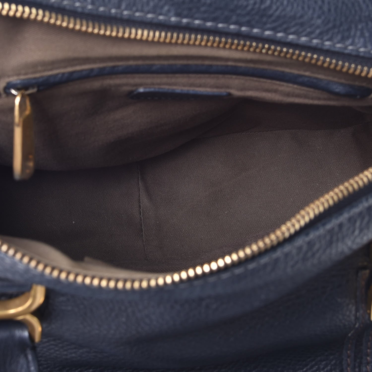 Chloe Calfskin Medium Marcie Satchel Navy 9 of 15