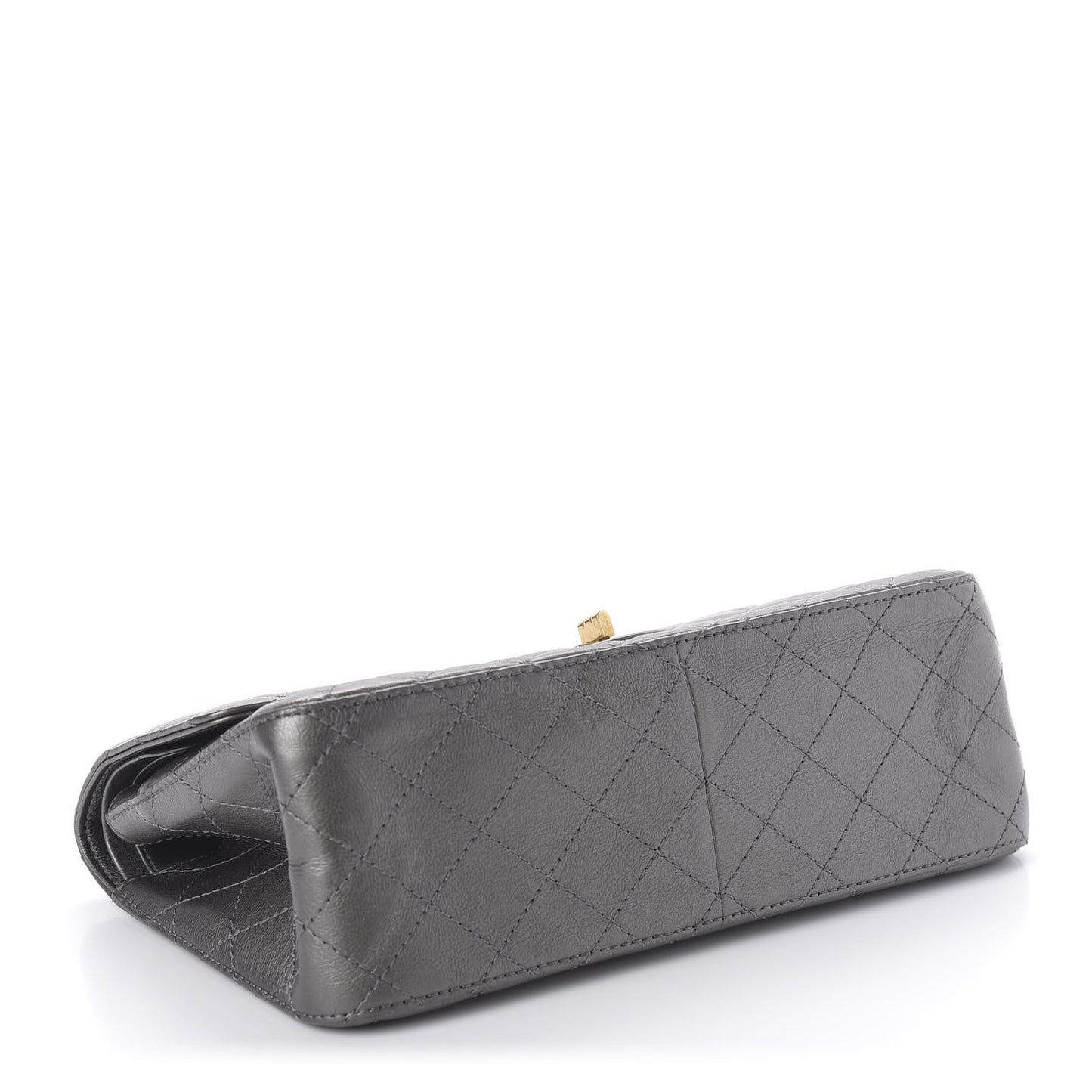 Metallic Calfskin Quilted 2.55 Reissue 226 Flap Charcoal