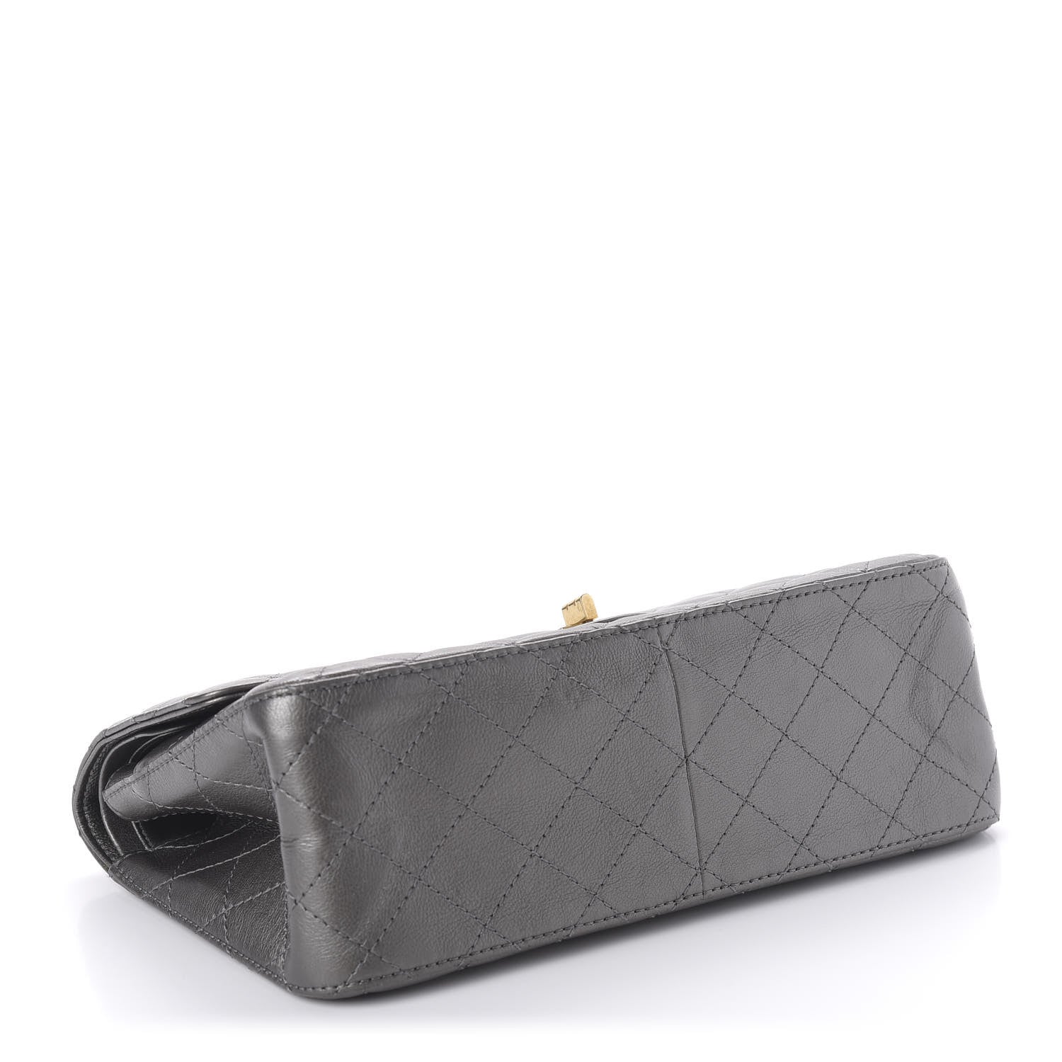 Chanel Metallic Calfskin Quilted 2.55 Reissue 226 Flap Charcoal 5 of 13