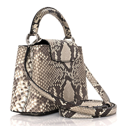 Louis Vuitton Python Capucines Mini Naturel 3 of 12