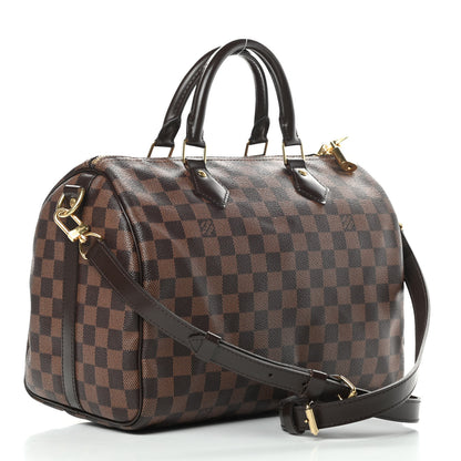 Louis Vuitton Damier Ebene Speedy Bandouliere 30 3 of 13