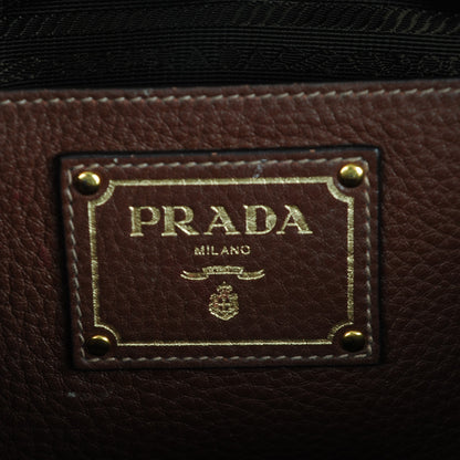 Prada Vitello Daino Tote Palissandro 6 of 11