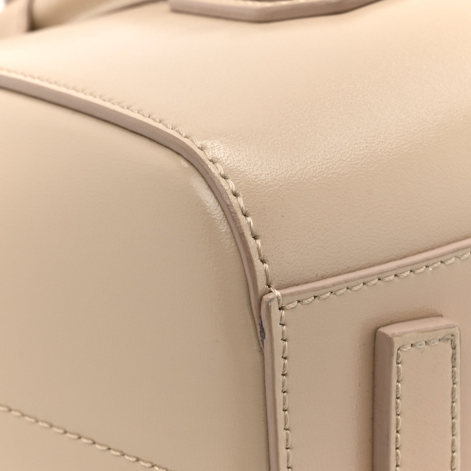 Givenchy Box Calfskin Mini Lock Antigona Shoulder Bag Natural Beige 14 of 16