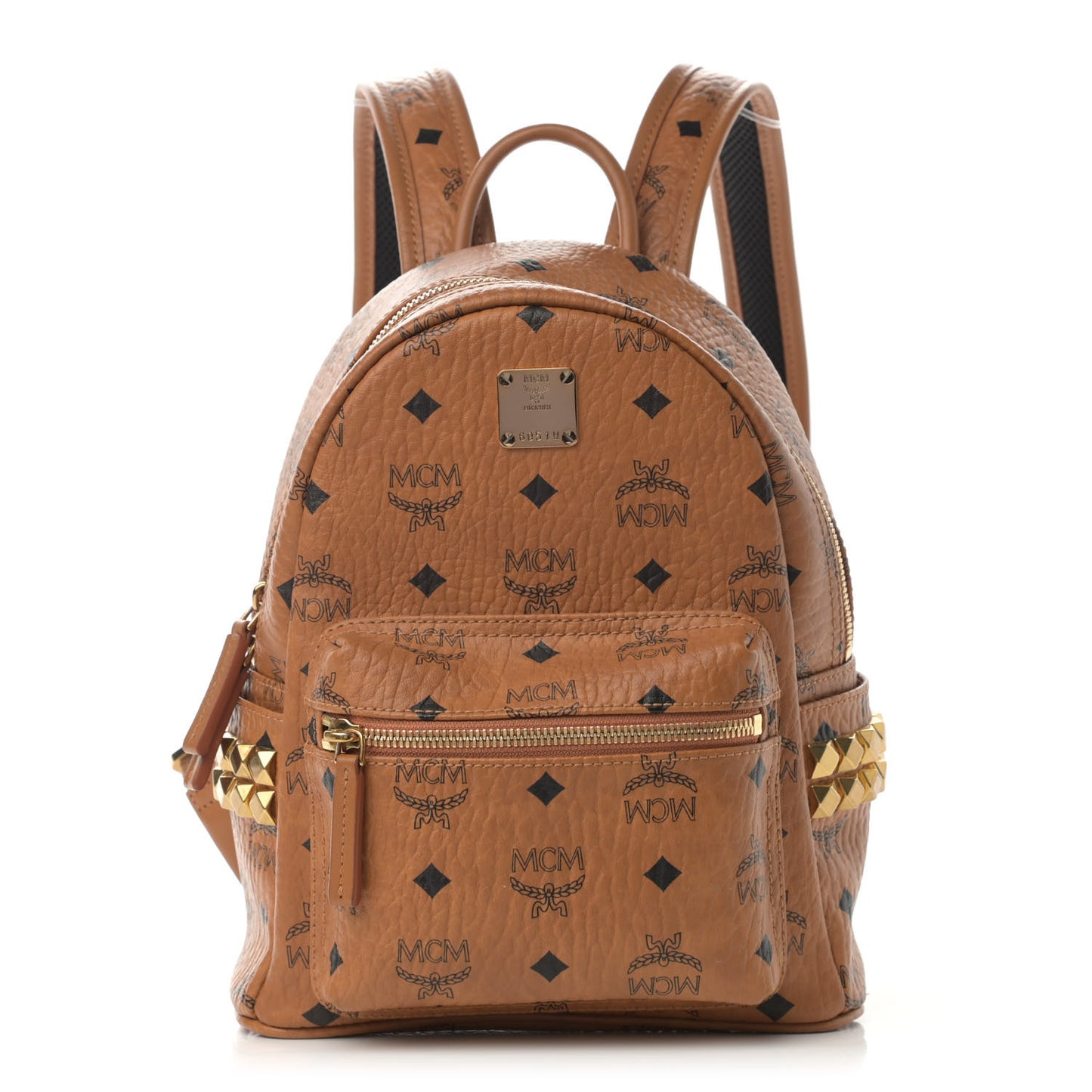 Visetos Side Stud Mini Stark Backpack Cognac