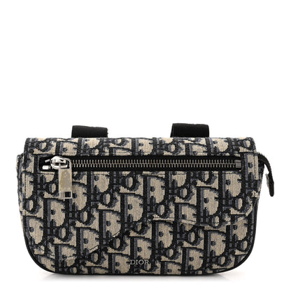 Christian Dior Oblique Arm Pouch Blue 1 of 10