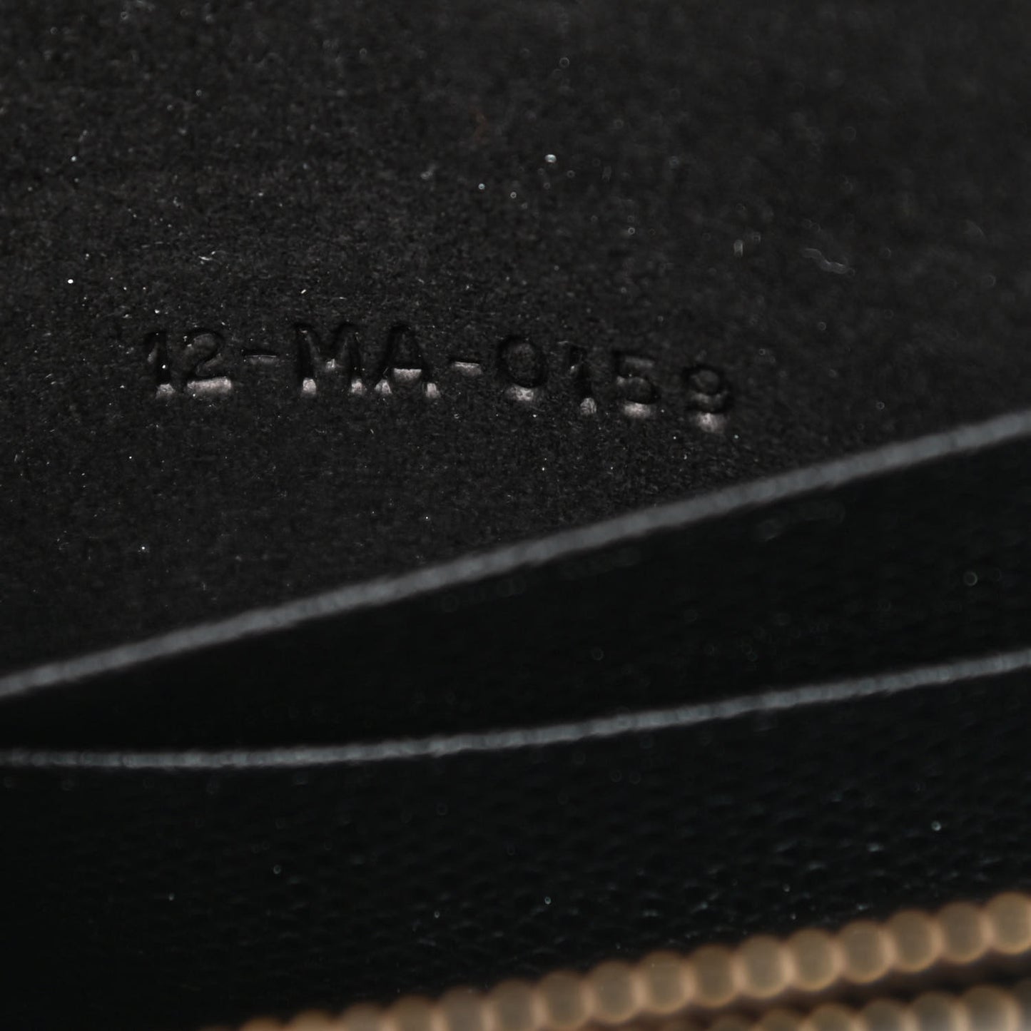 Grained Calfskin Saddle Belt Bag Black
