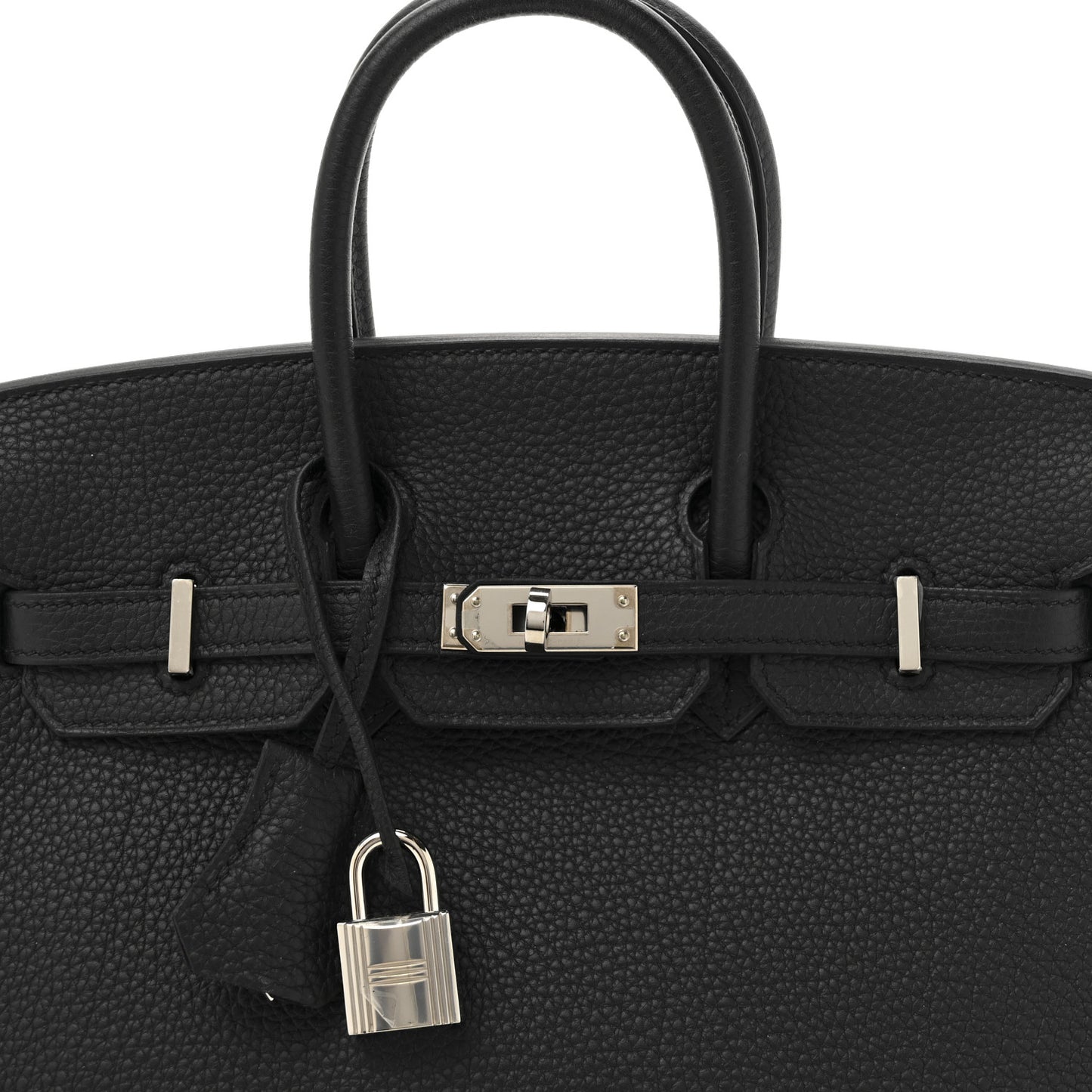 Togo Horseshoe Birkin 25 Black Anemone
